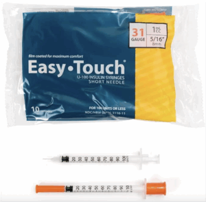 Reconstitution Syringes - 31g 1cc 5/16 inch (8mm) - 10ct